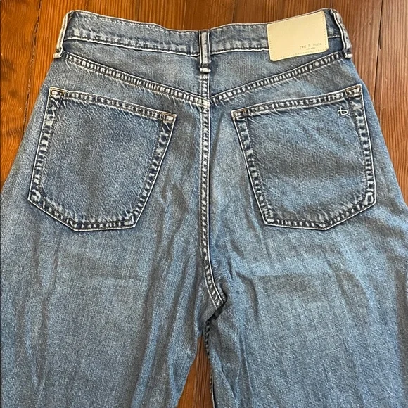 Rag & bone Featherweight Sofie Wide Leg Jeans - Picture 8 of 9